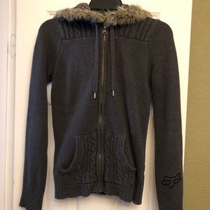 Fox Racing zip up hoodie